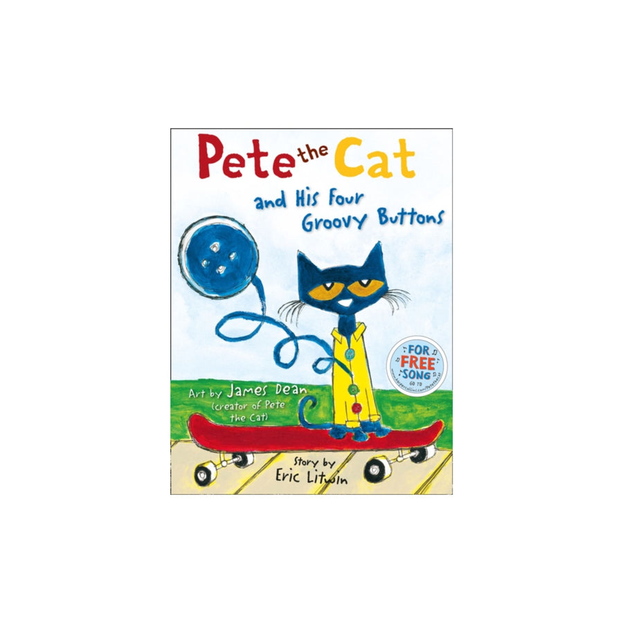 Pete the Cat and his Four Groovy Buttons (en anglais)